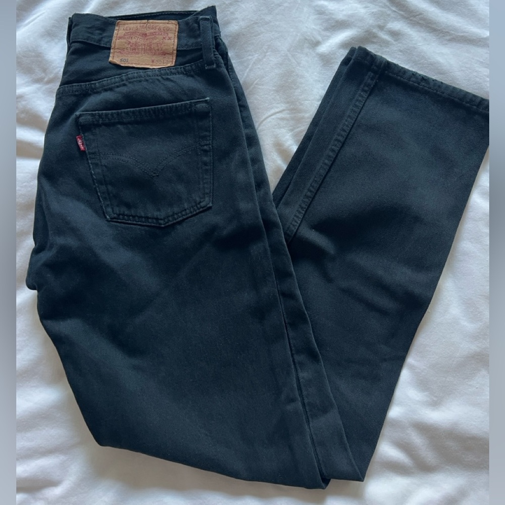 Vintage Black 501 Levis Jeans W29 L30